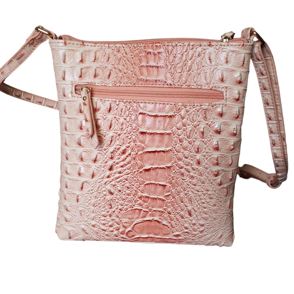 Rose Pink Multi Zipper Beautiful Crossbody bag - Picture 6 of 16